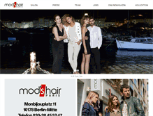 Tablet Screenshot of modshair-berlin.de